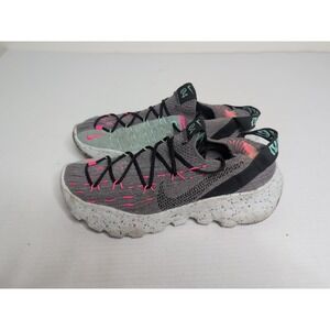 Nike Space Hippie 04 Shoes Womens 11.5 South Beach Gray Pink Lifestyle Sneakers